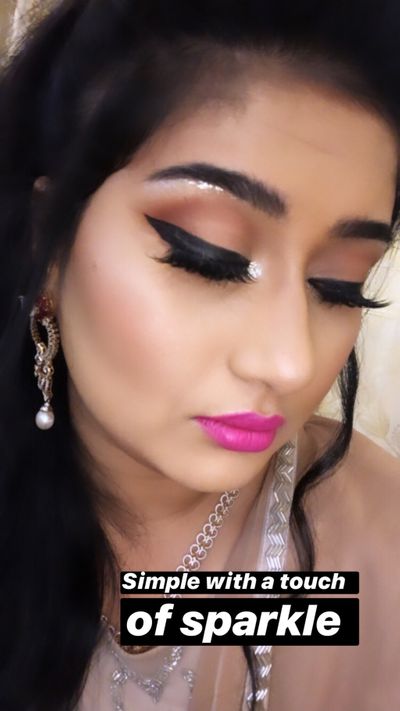 simple party makeup look 