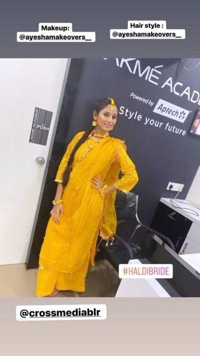 haldi look