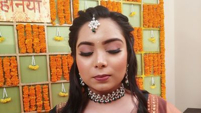 Pretty bride - Alisha's sangeet n mehndi look