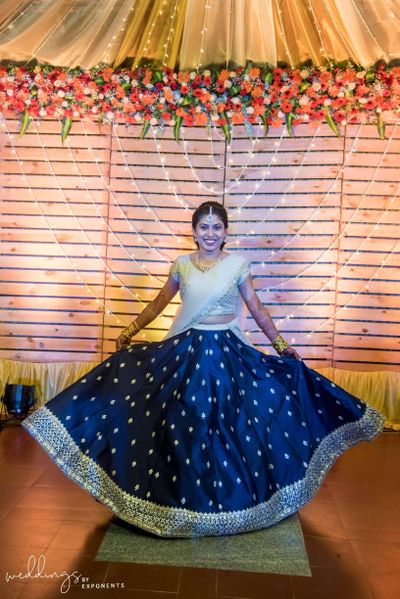 Bride yuvas mehendi and sangeeth 