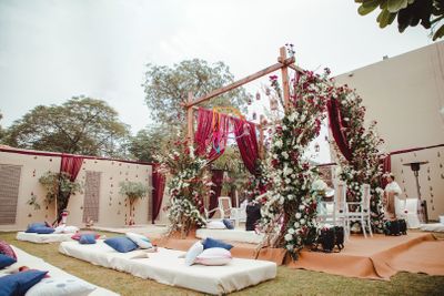 Outdoor decor sunset events
