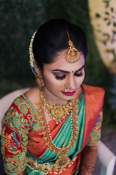 deepika nagulan's wedding makeup