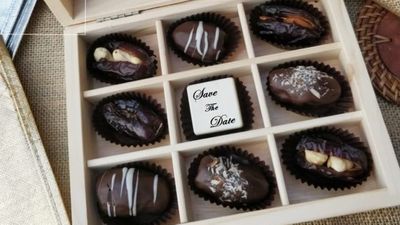 Save the Date With Chocolate Dates