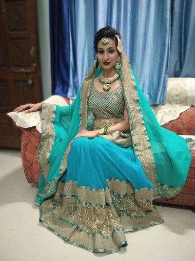 Muslim bride Nikaah look