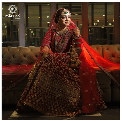 Simran's sassy bridal view.