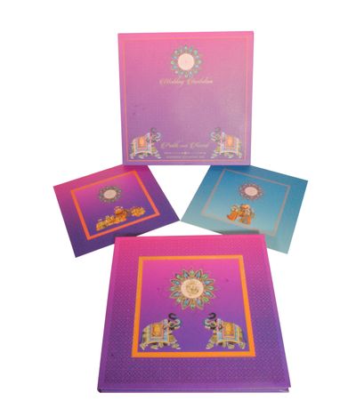 traditinal purple card