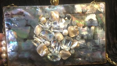 Mother of Pearl bridal clutches 