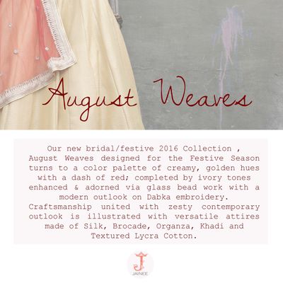 August Weaves \ Bridal festive
