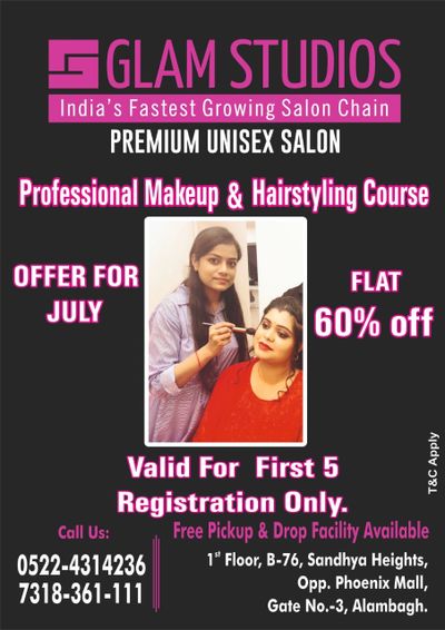 Professional makeup & hair Course