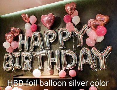 Happy Birthday Foil Balloon set