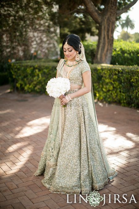 These Light Colored Bridal Lehengas Will Make You Ditch Reds & Pinks!