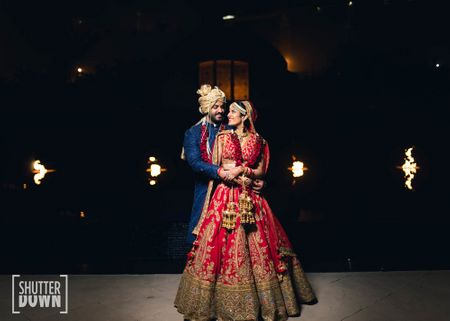 Photo of Romantic post wedding bride and groom shot