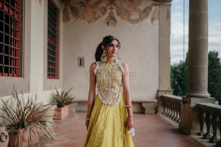 offbat sangeet outfits for bride to be