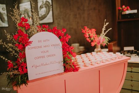 Photo of coffee booth inspiration at your wedding