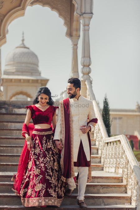 destination pre wedding shoot for a south indian couple 