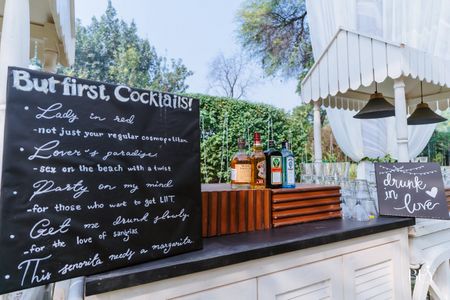 wedding drink station ideas