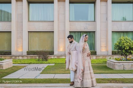 Photo of Classic couple portrait on wedding day