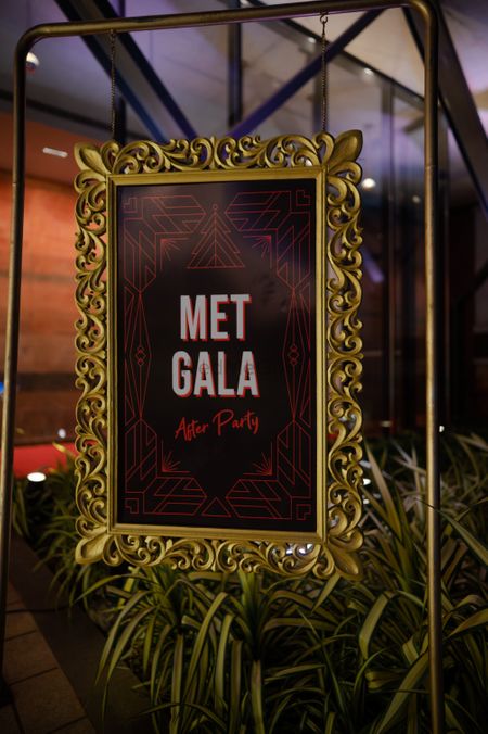 A MET Gala themed after party for a cocktail event