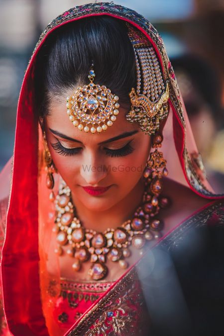 Sikh bride on wedding day