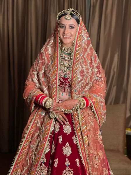 Photo of Traditional bridal look for wedding day