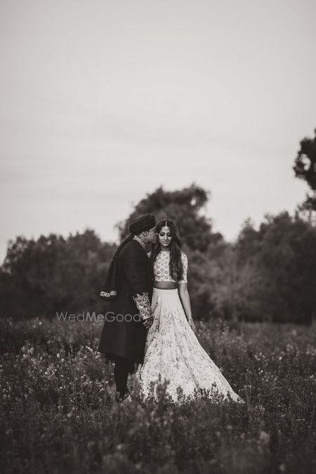 Photo of Black and white couple portrait