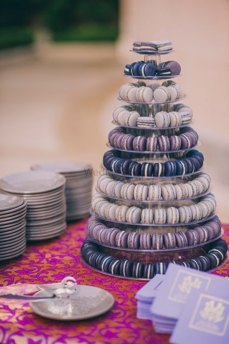 Photo of Lavender macaroon plates