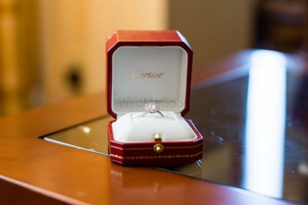 Photo of Cartier Solitaire Engagement Ring in Box