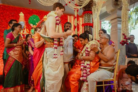 snippet of a south indian wedding ceremony