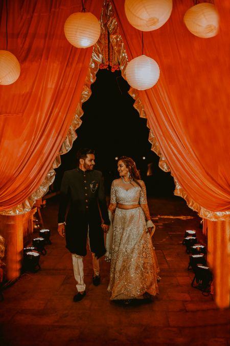 Sangeet outfit ideas for bride and groom