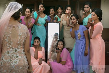 must take photos with bridesmaids