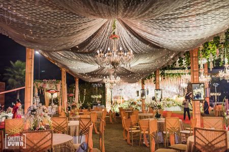 Wedding decor ideas with grand tent 