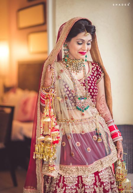 Banarasi Silk Yellow Bridal Lehenga Choli Online India USA UK Canada –  Sunasa