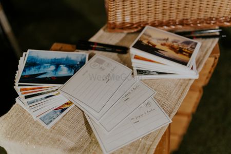 postcard notes for guests