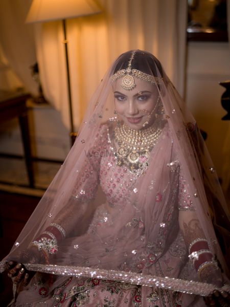 Bride with a veil 