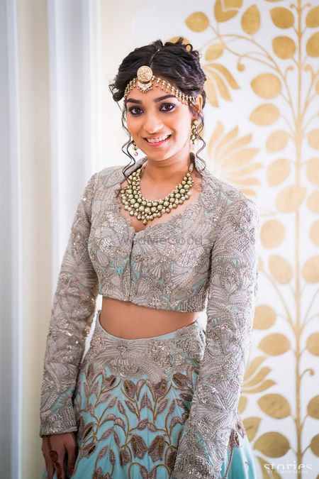 Anamika khanna outfit on sister of the bride