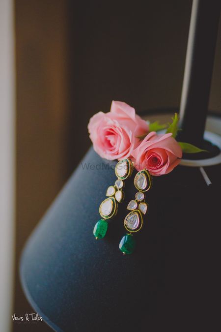 Jewellery photography bridal earrings 