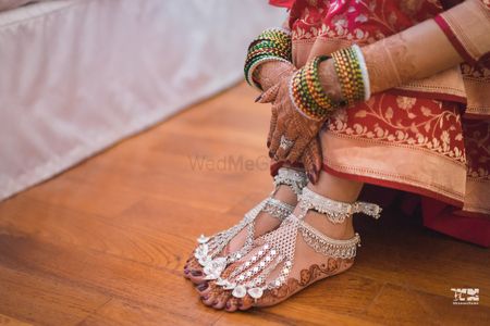 Photo of Feet bridal jewellery pajeb