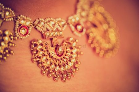 kundan pankha design necklace