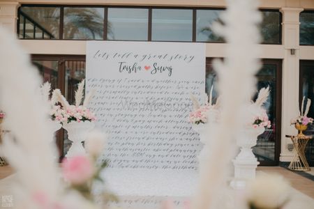unique idea to tell everyone couple love story