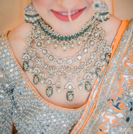 Orange Wedding Jewellery Photo gold necklace