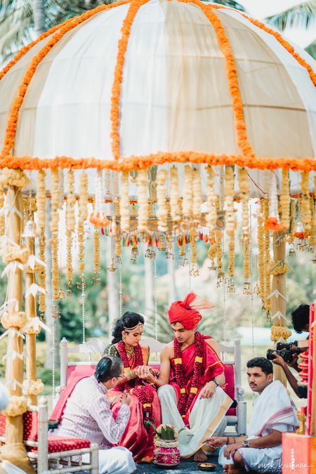 Photo of Decor idea for a south indian day wedding