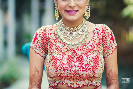 Photo of Layered bridal jewellery ideas