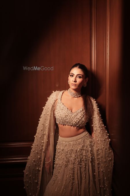 Photo of engagement lehenga