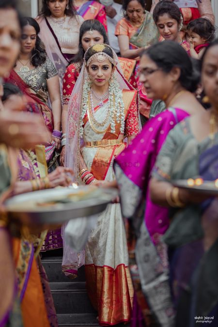 Photo of South Indian bridal entry