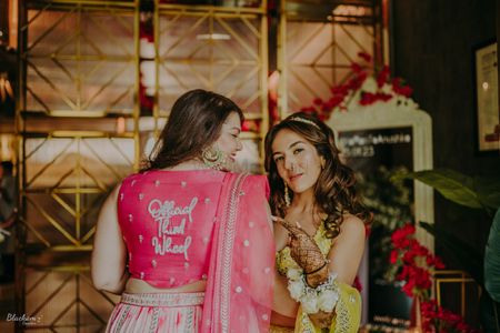 quirky pink bridesmaid blouse inspiration 