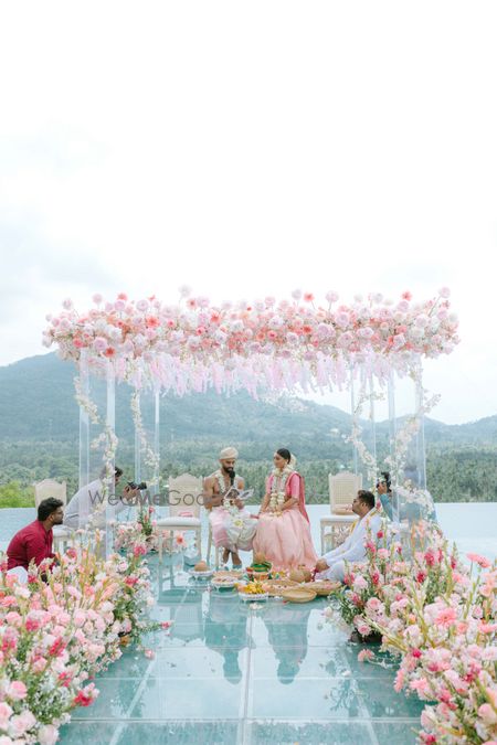 Photo of unique mandap decor