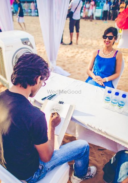 caricature artist for mehendi