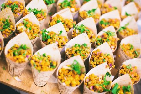 Photo of Snack idea corn in cones for guests