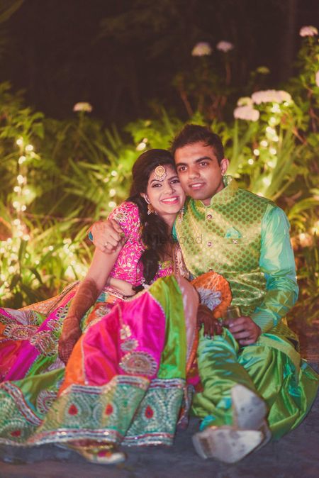 Light Green Wedding Photoshoot & Poses Photo