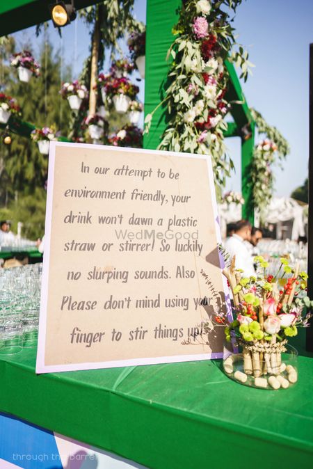 Food ideas for an eco friendly wedding